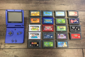 game boy advance and different games